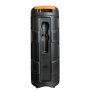Zore GD-2809 Dijital LED Göstergeli FM Radyolu Mikrofonlu RGB TWS Çift 8 inç Stereo Bass Kablosuz Karaoke Hoparlör - 5