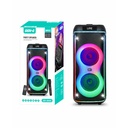 Zore GD-2606 Dijital LED Göstergeli FM Radyolu Mikrofonlu RGB TWS Çift 6.5 inç Stereo Bass Kablosuz Karaoke Hoparlör - 9