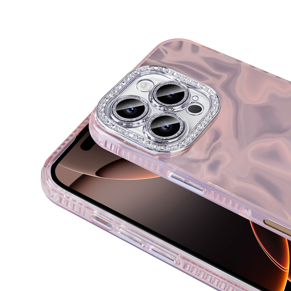 Apple iPhone 16 Pro Uyumlu Kılıf Airbagli Parlak Taş Detay Tasarımlı Zore Esila Kapak - 4