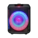 Zore GD-907 Dijital LED Göstergeli FM Radyolu Mikrofonlu RGB TWS 8 inç Stereo Bass Kablosuz Karaoke Hoparlör - 7