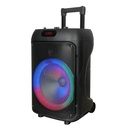 Zore GD-1203 Dijital LED Göstergeli FM Radyolu Mikrofonlu RGB TWS 12 inç Stereo Bass Kablosuz Karaoke Hoparlör - 1