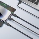 Wiwu Wi-C014 Platinum Serisi 3in1 USB-A to Lightning – Type-C – Micro Şarj ve Data Kablosu 3.1A 1.2m - 4