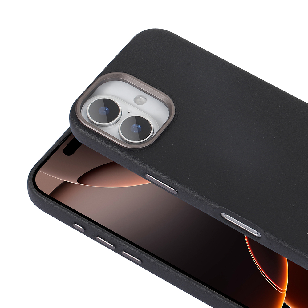 Apple iPhone 16 Uyumlu Kılıf Magsafe Şarj Özellikli PU Deri Zore Adora Kapak - 4