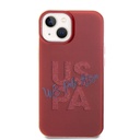 Apple iPhone 15 Uyumlu Kılıf U.S. Polo Assn. Orjinal Lisanslı Simli Parlak Alfabe Tasarım Kapak - 2