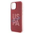 Apple iPhone 15 Uyumlu Kılıf U.S. Polo Assn. Orjinal Lisanslı Simli Parlak Alfabe Tasarım Kapak - 5