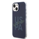 Apple iPhone 15 Uyumlu Kılıf U.S. Polo Assn. Orjinal Lisanslı Simli Parlak Alfabe Tasarım Kapak - 8