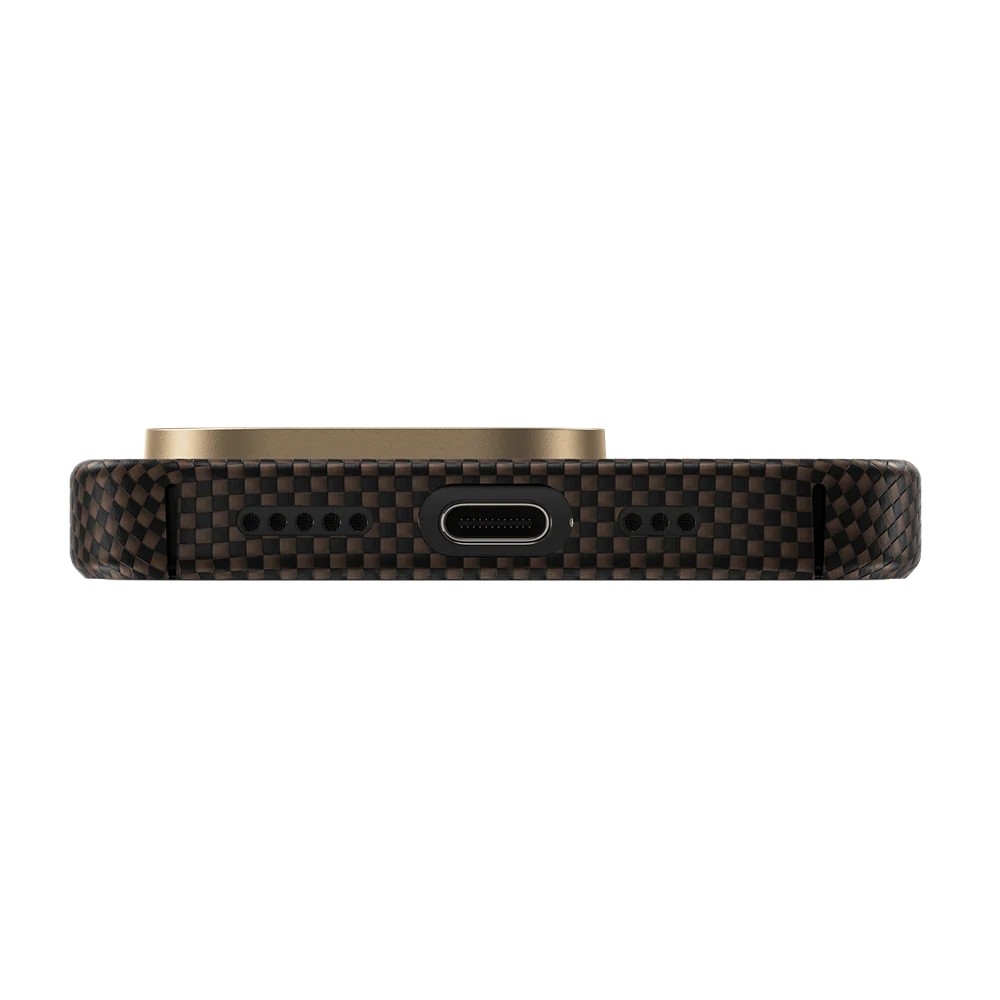 Apple iPhone 16 Pro Max Uyumlu Kılıf M-safe Şarj Özellikli Benks Ultra Lightweight ArmorTint ArmorAir Kevlar Karbon Kapak - 2