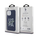 Apple iPhone 15 Uyumlu Kılıf U.S. Polo Assn. Orjinal Lisanslı Simli Parlak Alfabe Tasarım Kapak - 14