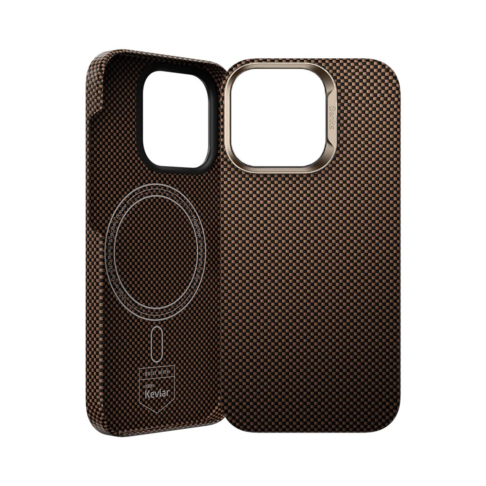 Apple iPhone 16 Pro Max Uyumlu Kılıf M-safe Şarj Özellikli Benks Ultra Lightweight ArmorTint ArmorAir Kevlar Karbon Kapak - 7
