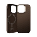 Apple iPhone 16 Pro Max Uyumlu Kılıf M-safe Şarj Özellikli Benks Ultra Lightweight ArmorTint ArmorAir Kevlar Karbon Kapak - 7