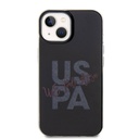 Apple iPhone 15 Uyumlu Kılıf U.S. Polo Assn. Orjinal Lisanslı Simli Parlak Alfabe Tasarım Kapak - 23