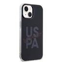 Apple iPhone 15 Uyumlu Kılıf U.S. Polo Assn. Orjinal Lisanslı Simli Parlak Alfabe Tasarım Kapak - 24