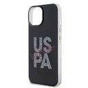 Apple iPhone 15 Uyumlu Kılıf U.S. Polo Assn. Orjinal Lisanslı Simli Parlak Alfabe Tasarım Kapak - 26