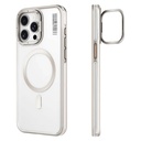 Apple iPhone 14 Pro Uyumlu Kılıf M-safe Şarj Özellikli Sararma Önleyici Youngkit Crystal Grid Kapak - 3