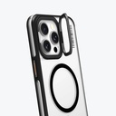 Apple iPhone 14 Pro Uyumlu Kılıf M-safe Şarj Özellikli Sararma Önleyici Youngkit Crystal Grid Kapak - 5