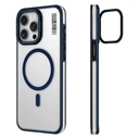 Apple iPhone 15 Pro Uyumlu Kılıf M-safe Şarj Özellikli Sararma Önleyici Youngkit Crystal Grid Kapak - 1