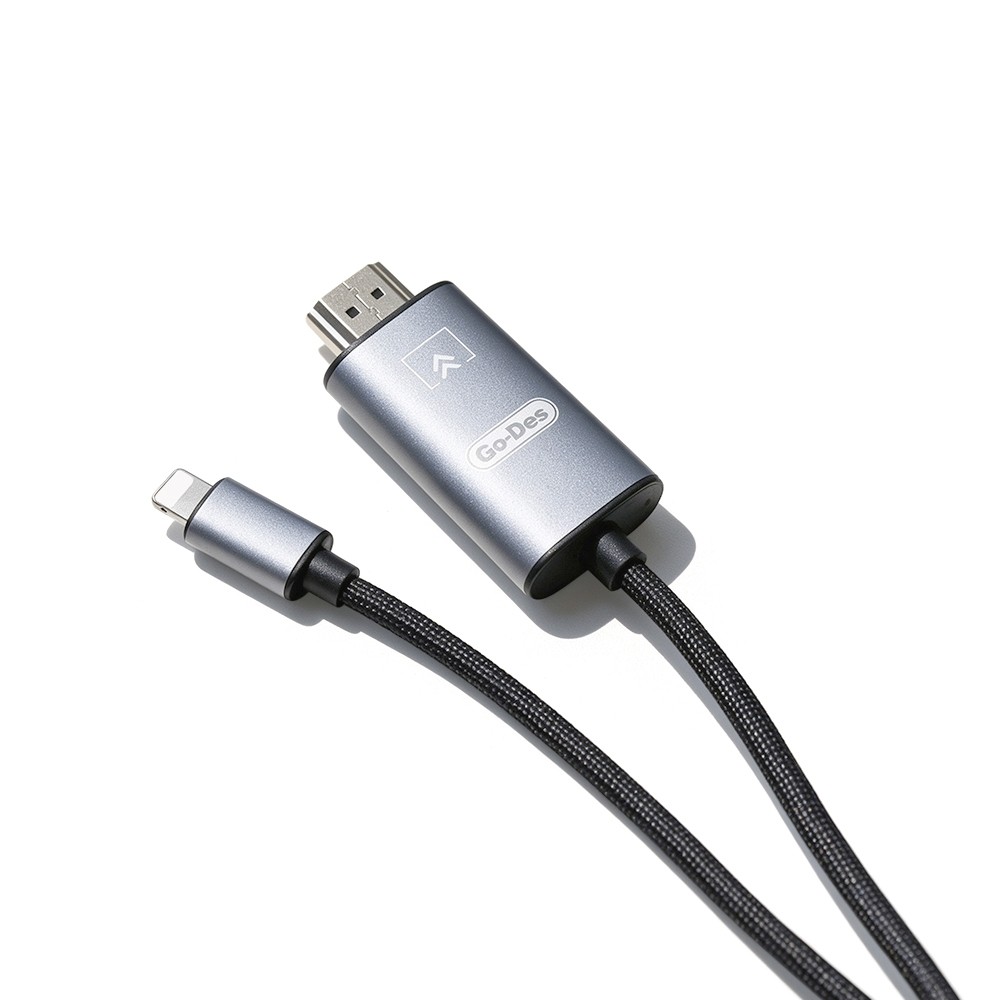 Go Des GD-HM812S HDTV Lightning to HDMI Ses ve Video Adaptörü - 1