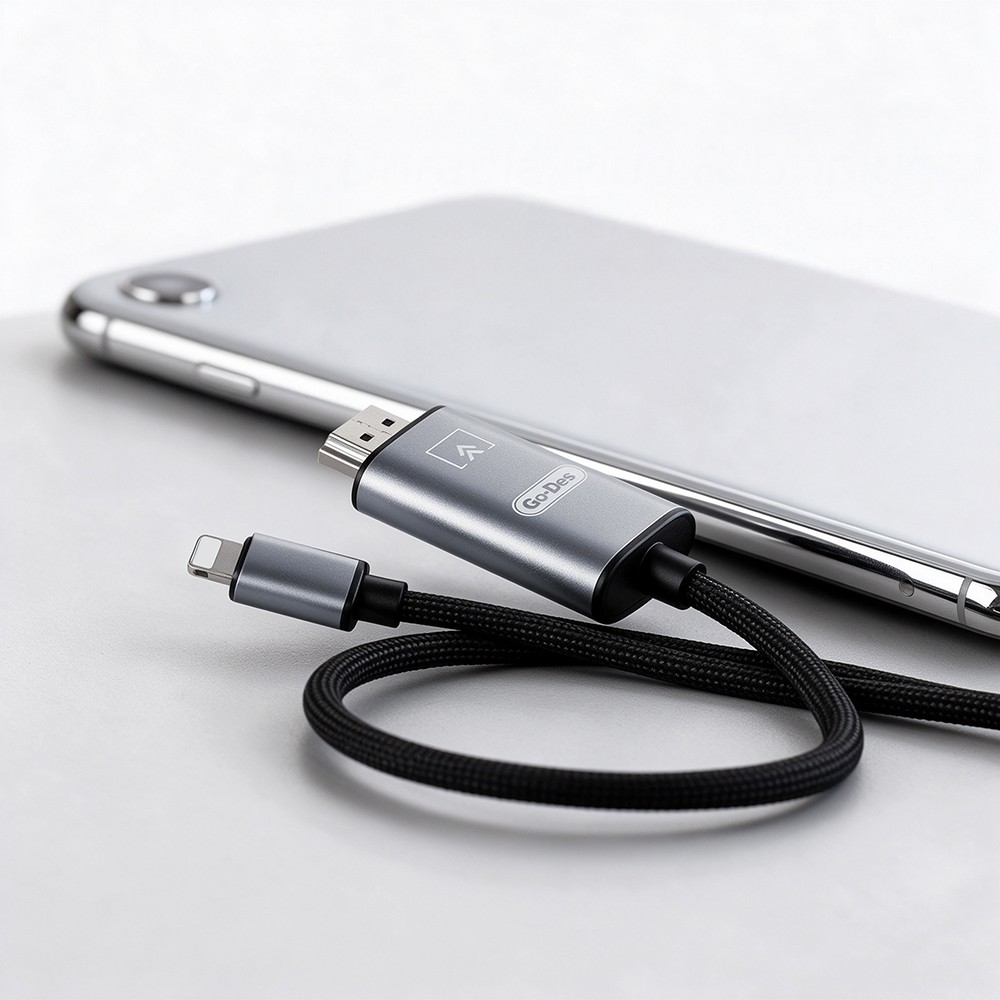Go Des GD-HM812S HDTV Lightning to HDMI Ses ve Video Adaptörü - 2