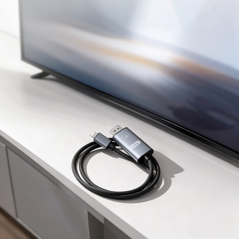 Go Des GD-HM812S HDTV Lightning to HDMI Ses ve Video Adaptörü - 4