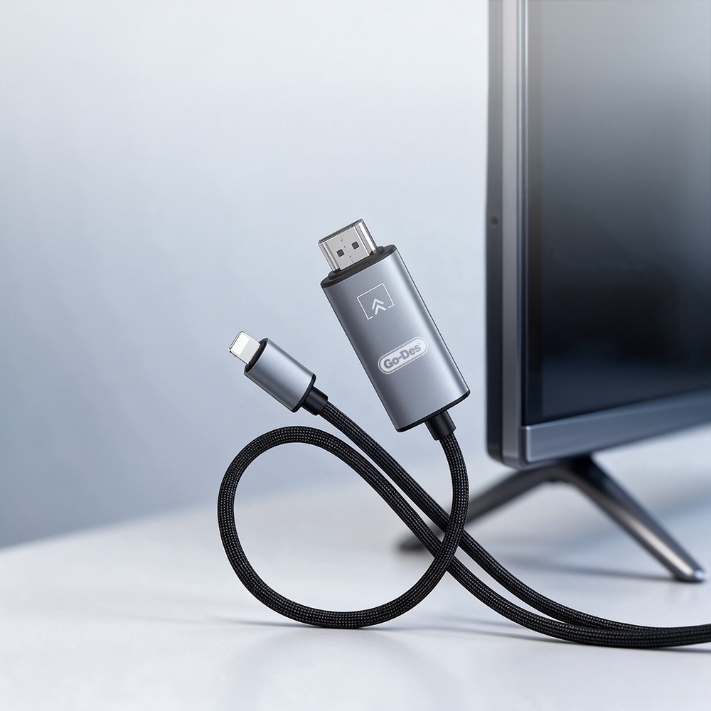 Go Des GD-HM812S HDTV Lightning to HDMI Ses ve Video Adaptörü - 5