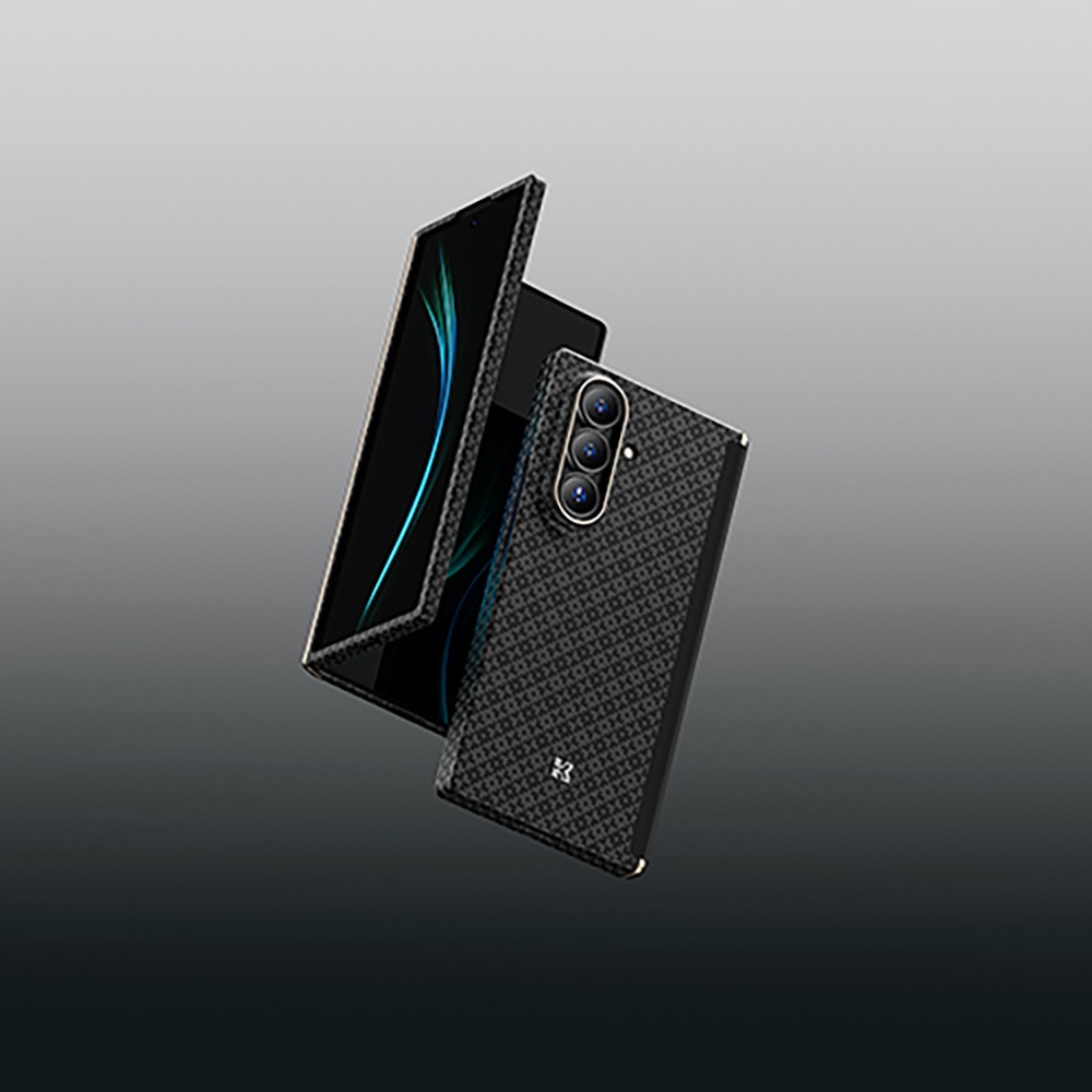 Samsung Galaxy Z Fold 7 Uyumlu Benks ArmorAir ArmorGrid Grand Combo Üçlü Aksesuar Seti (Ön Arka Kevlar Karbon Kapak + Ekran Koruyucu) - 7