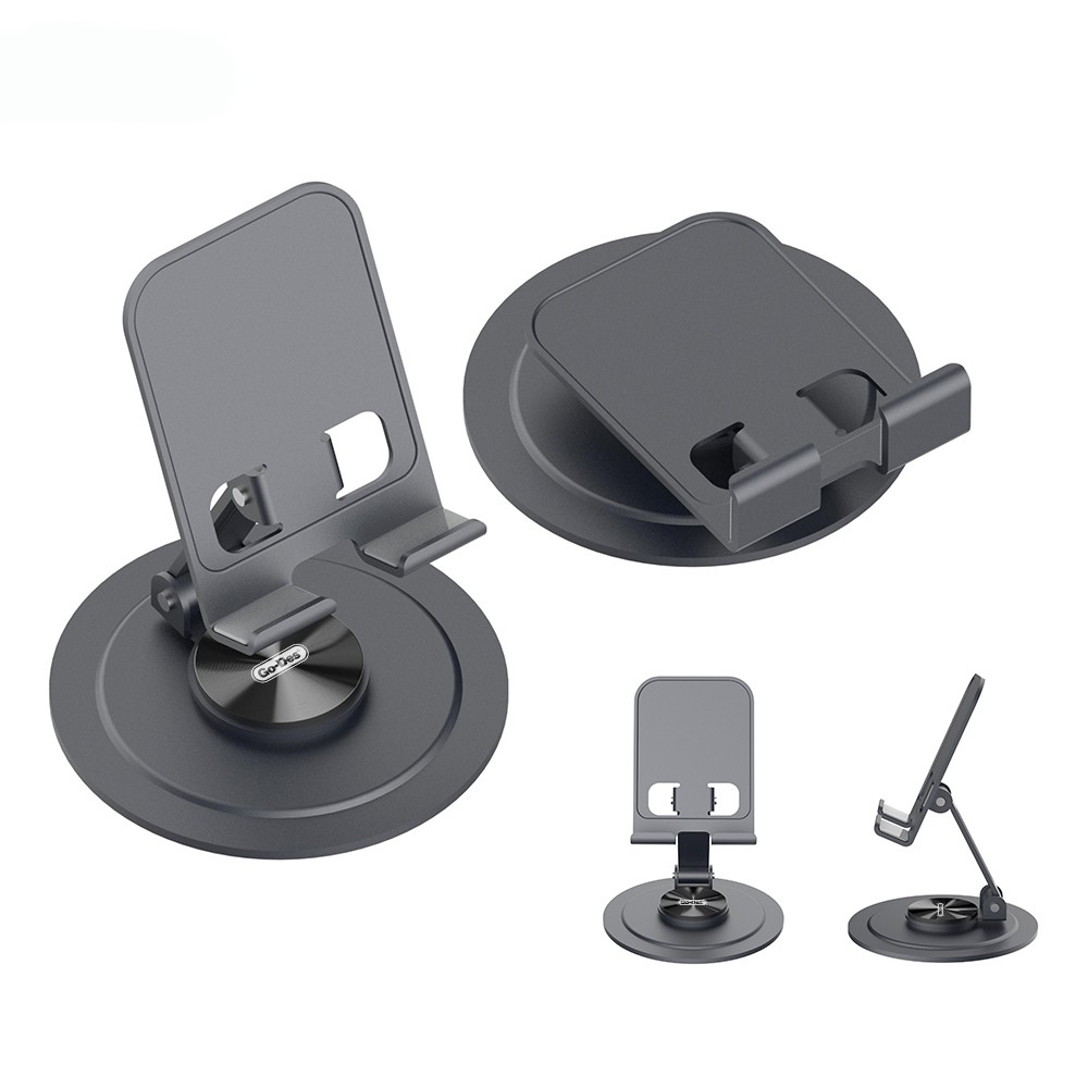 Go Des GD-HD371 Ayarlanabilir Katlanabilir 360 Derece Dönebilen Telefon ve Tablet Standı - 1