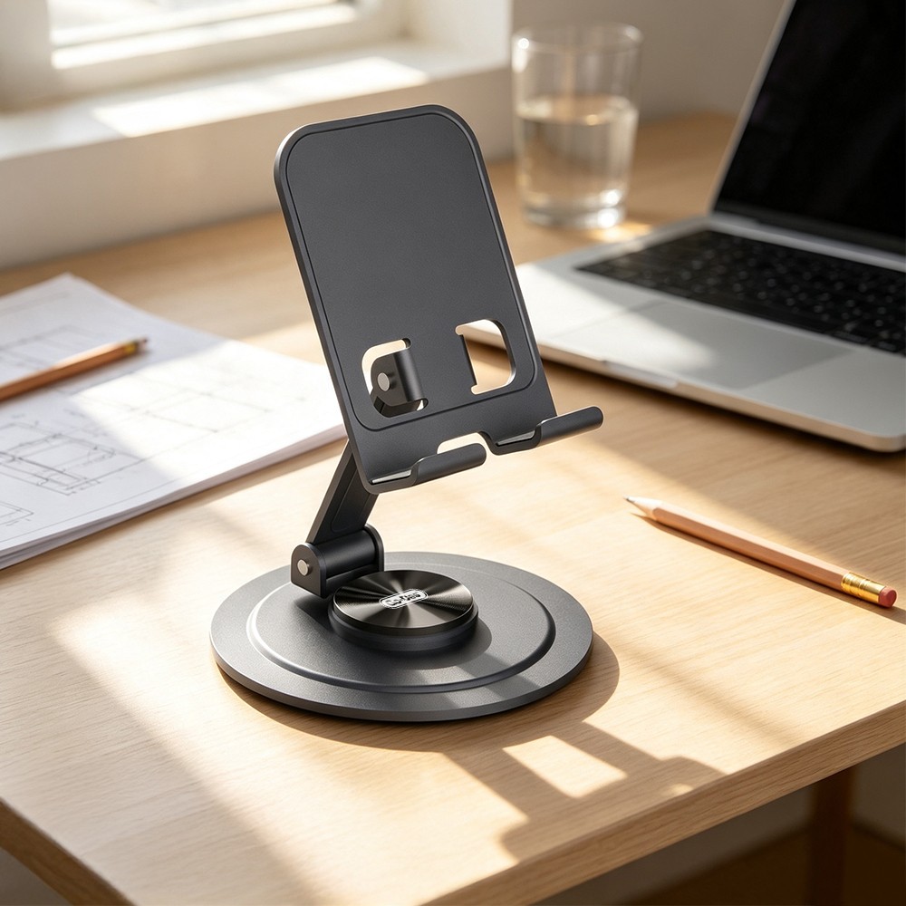 Go Des GD-HD371 Ayarlanabilir Katlanabilir 360 Derece Dönebilen Telefon ve Tablet Standı - 3