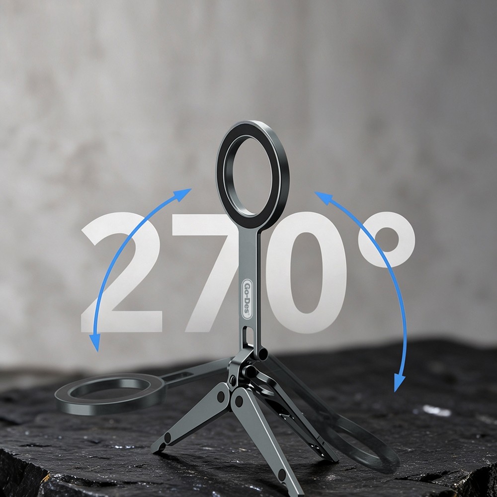 Go Des GD-HD377 270 Derece Dönebilen Çok Fonksiyonlu Magnetik Tripod - 5