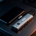 Go Des GD-6910 Type-C Bağlantılı 7in1 Hub Adaptör USB 5gbps/Hdmi/PD 3.0/3.5mm/4K Ultra HD - 1