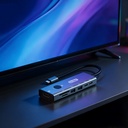 Go Des GD-6910 Type-C Bağlantılı 7in1 Hub Adaptör USB 5gbps/Hdmi/PD 3.0/3.5mm/4K Ultra HD - 3