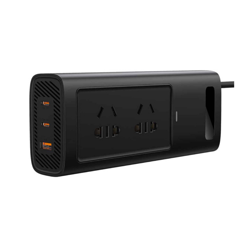 Baseus 150W Power Inverter Ac 220V Araç Içi Çakmaklık Çevirici Araç Çakmaklık Priz Dönüştürücü