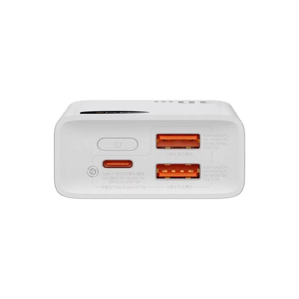 Baseus Adaman 2 30W 10.000 mAh Dijital Ekranlı Powerbank Siyah