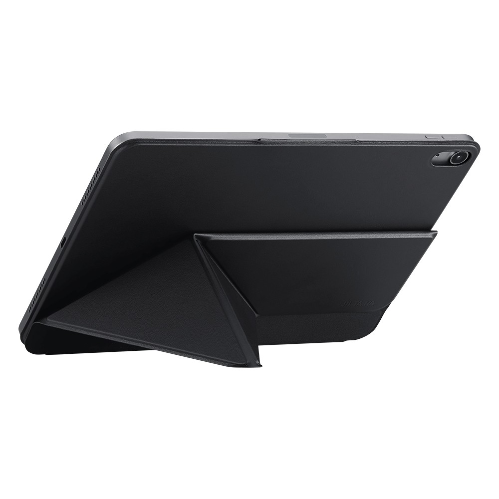 Apple iPad Air 11 2024 Uyumlu Pitaka Folio 3 Kalem Bölmeli Standlı Kılıf - 4