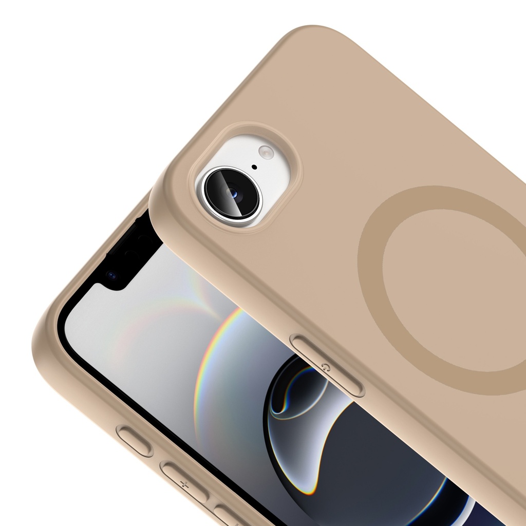 Apple iPhone 16E Uyumlu Kılıf M-Safe Şarj Özellikli Zore Aris Silikon Kapak - 1
