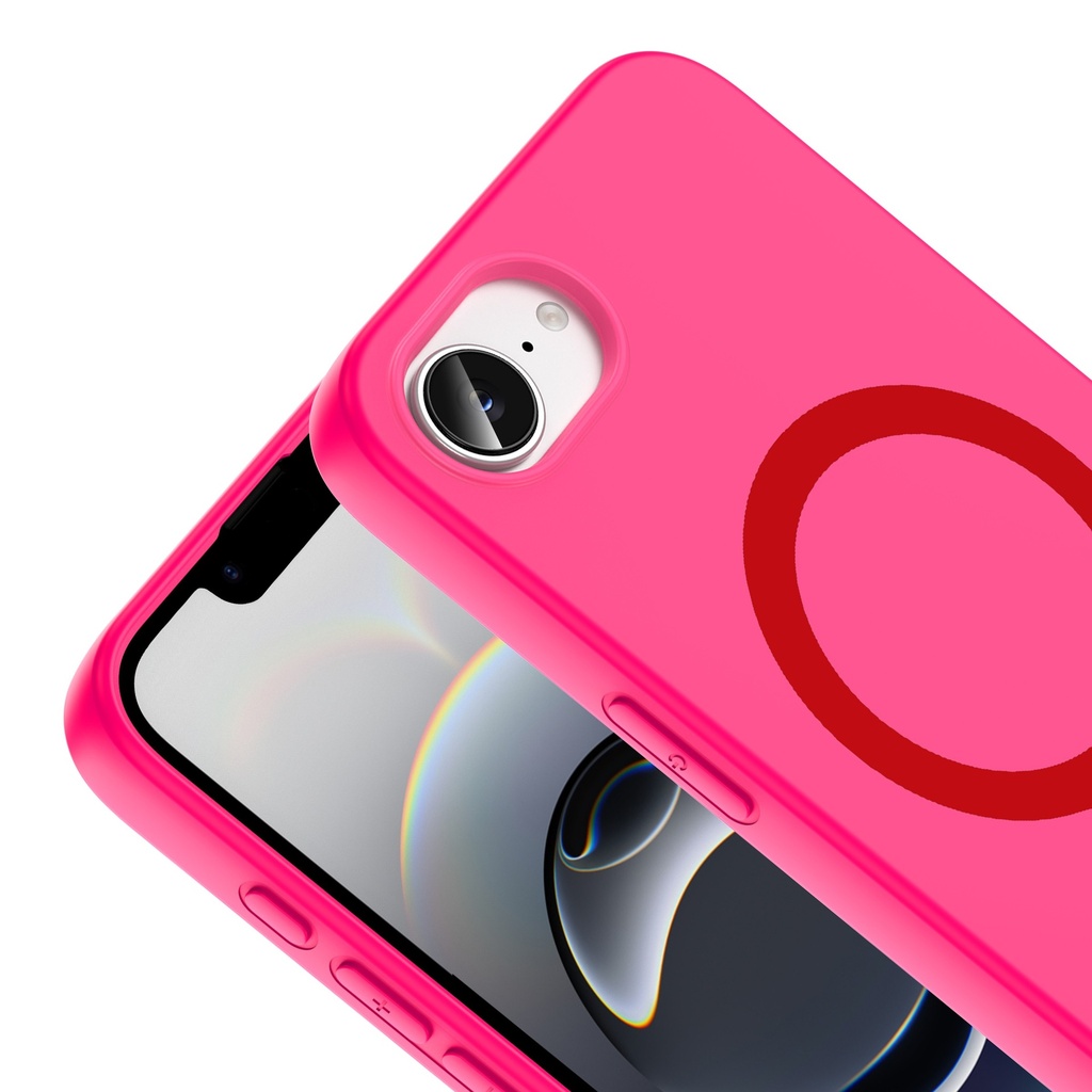 Apple iPhone 16E Uyumlu Kılıf M-Safe Şarj Özellikli Zore Aris Silikon Kapak - 1