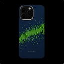 Apple iPhone 15 Pro Uyumlu Kılıf Magsafe Şarj Özellikli Lumintex Teknolojili Fosforlu Özellikli Aramid Fiber Pitaka Tactile Woven Starpeak Serisi Milky Way Galaxy Kapak - 2