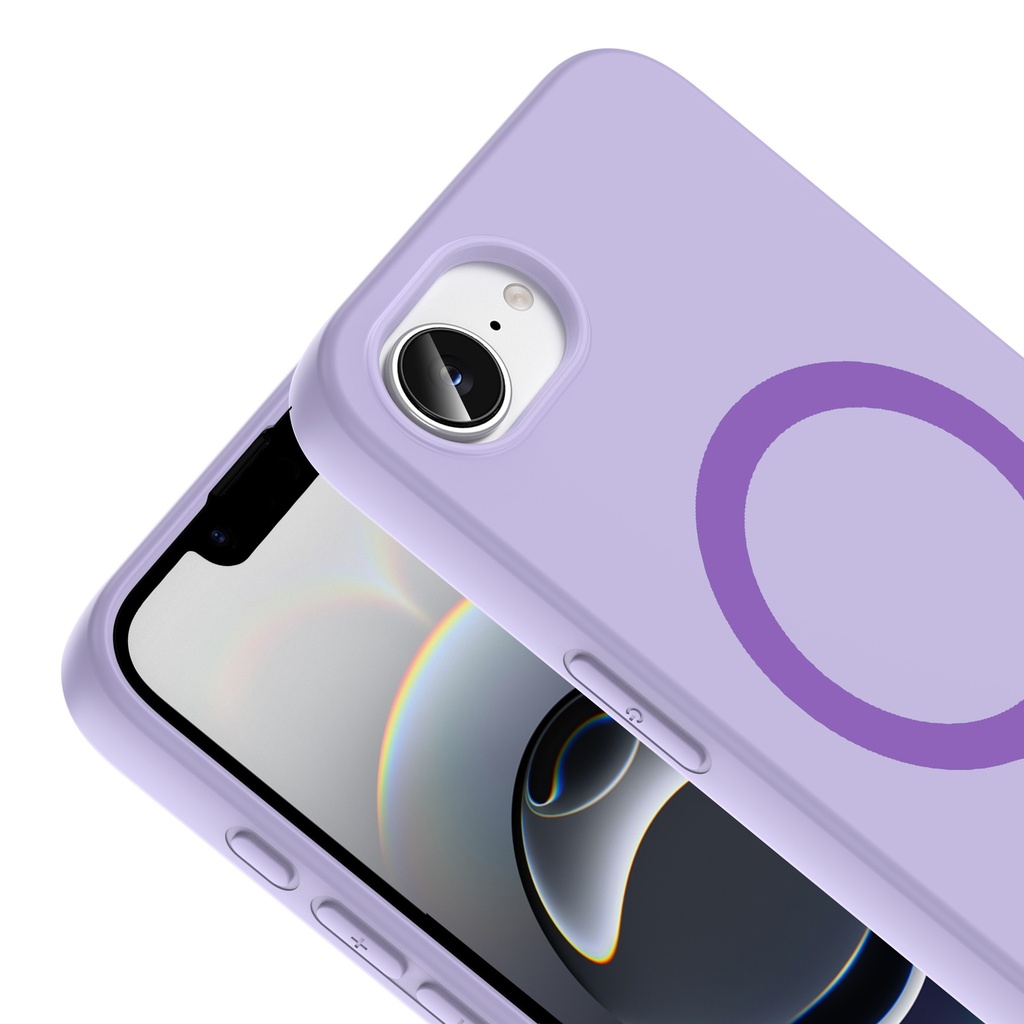 Apple iPhone 16E Uyumlu Kılıf M-Safe Şarj Özellikli Zore Aris Silikon Kapak - 1