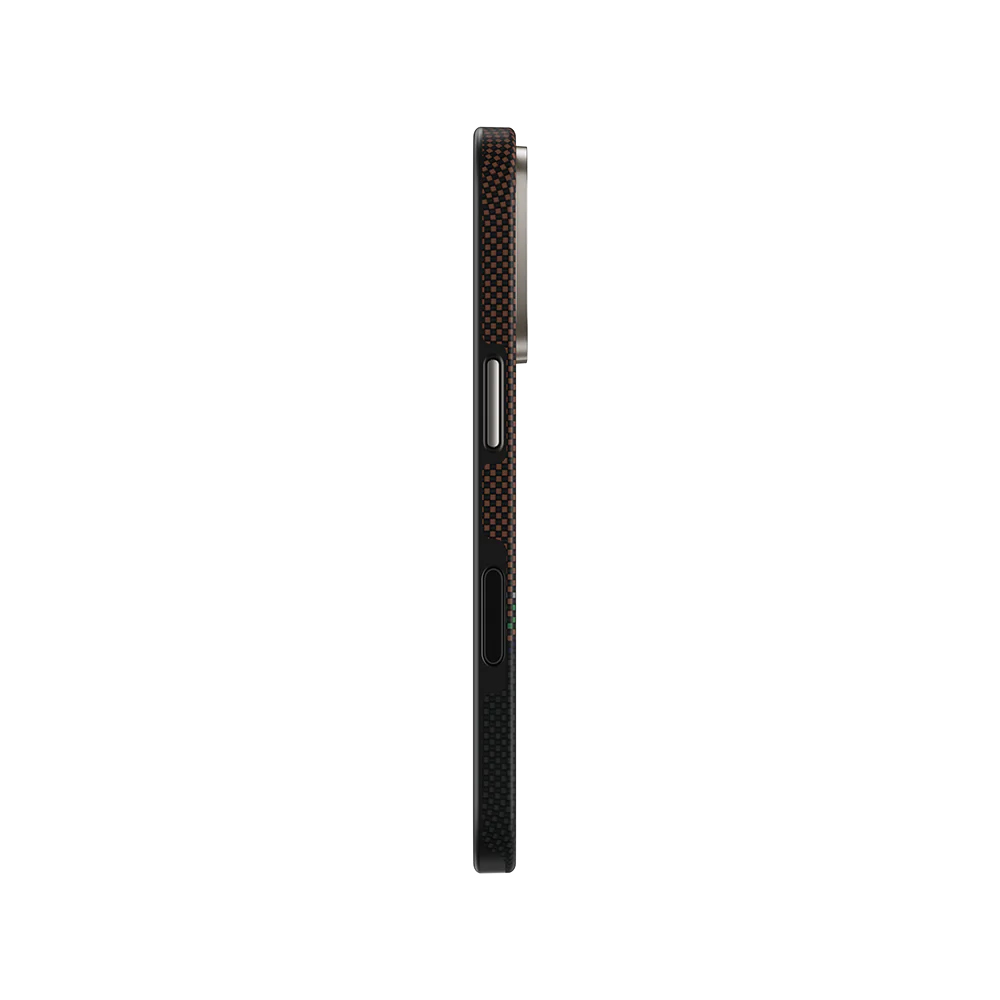 Apple iPhone 16 Pro Max Uyumlu Kılıf Magsafe Şarj Özellikli Karbon Fiber Tasarımlı Benks Prestige ArmorPro Kevlar Kapak - 8