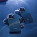 Apple iPhone 16 Pro Max Uyumlu Kılıf Magsafe Şarj Özellikli Lumintex Teknolojili Fosforlu Özellikli Aramid Fiber Pitaka Tactile Woven Starpeak Serisi Milky Way Galaxy Kapak - 6