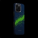 Apple iPhone 16 Pro Max Uyumlu Kılıf Magsafe Şarj Özellikli Lumintex Teknolojili Fosforlu Özellikli Aramid Fiber Pitaka Tactile Woven Starpeak Serisi Milky Way Galaxy Kapak - 7