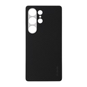 Samsung Galaxy S25 Uyumlu Ultra Kılıf Magsafe Şarj Özellikli 600D Aramid Fiber Pitaka Ultra-Slim Classic Serisi Black-Grey Twill Kapak - 1