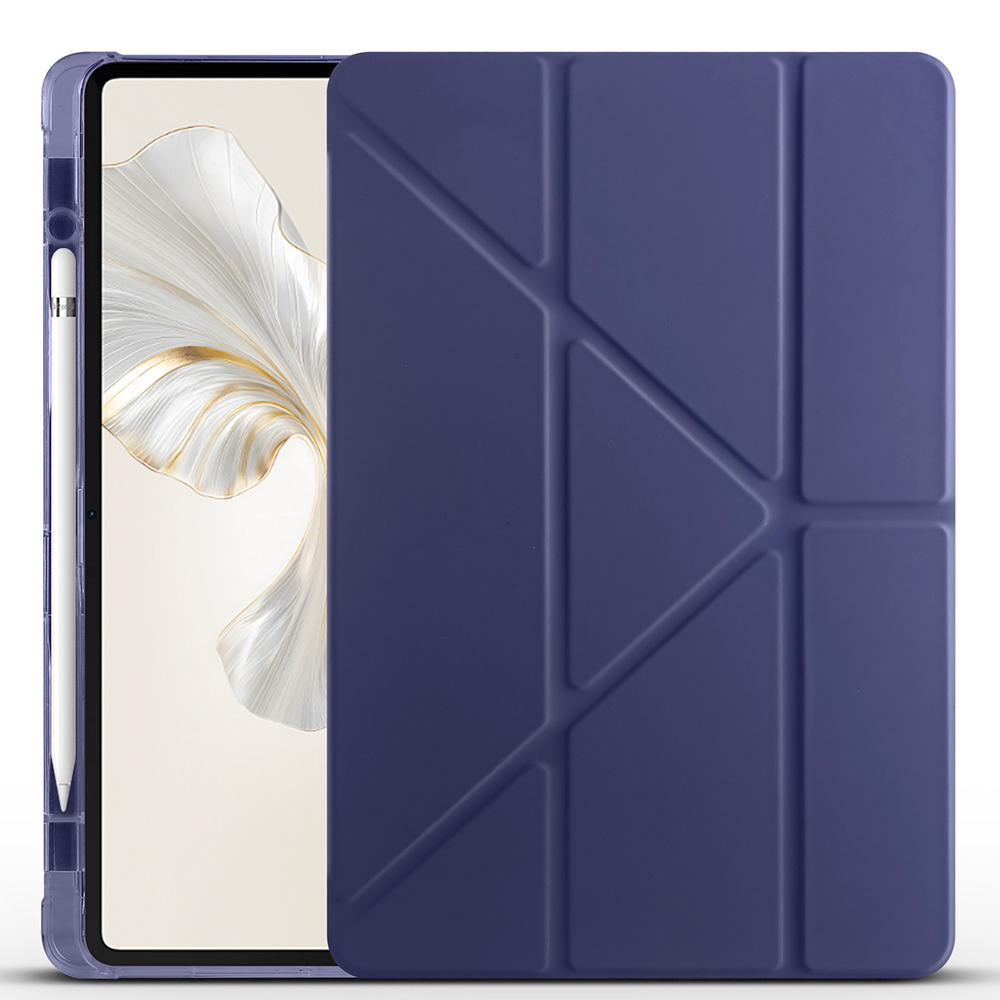 Honor Pad 9 Kılıf Zore Tri Folding Kalem Bölmeli Standlı Kılıf - 11