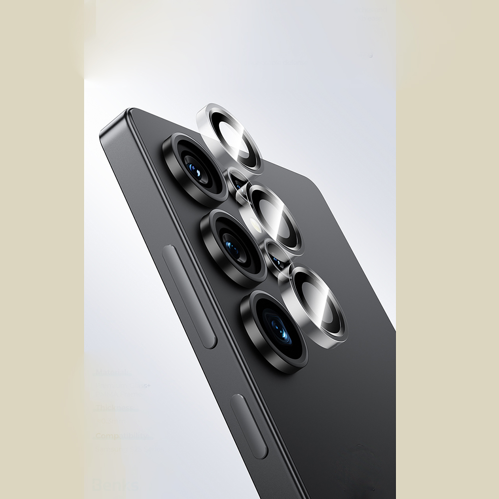 Samsung Galaxy S25 Uyumlu Ultra Benks Glass Warrior Kolay Uygulama Aparatlı Kamera Lens Koruyucu - 7