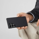 Samsung Galaxy S25 Uyumlu Ultra Kılıf Magsafe Şarj Özellikli 600D Aramid Fiber Pitaka Ultra-Slim Classic Serisi Black-Grey Twill Kapak - 10