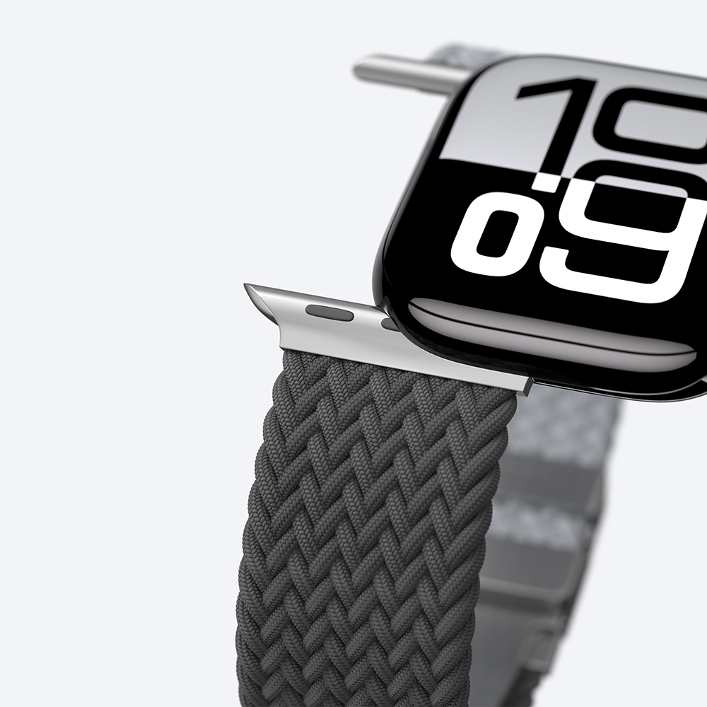 Apple Watch 10 46mm Amazingthing Glamour Blend Hasır Kordon - 12