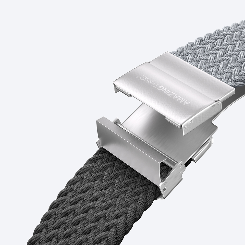 Apple Watch 10 46mm Amazingthing Glamour Blend Hasır Kordon - 13