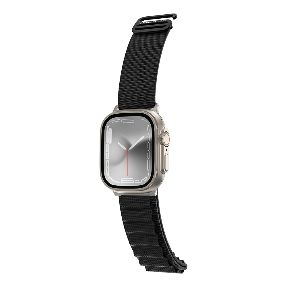Apple Watch Ultra 49mm Uyumlu Amazingthing Titan Spor Hasır Kordon - 1