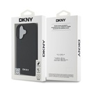 Apple iPhone 16 Plus Uyumlu Kılıf DKNY Orjinal Lisanslı Magsafe Şarj Özellikli Metal Logolu PU Deri Grained Kapak - 7