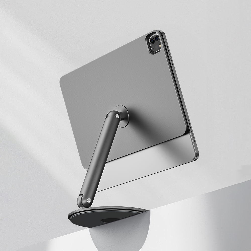 Apple iPad Pro 12.9 2022 M2 Uyumlu Wiwu ZM-310 360 Derece Dönebilen Magnetik Başlıklı Tablet Standı - 8