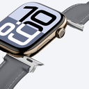 Apple Watch 10 46mm Amazingthing Glamour Class Deri Kordon - 4